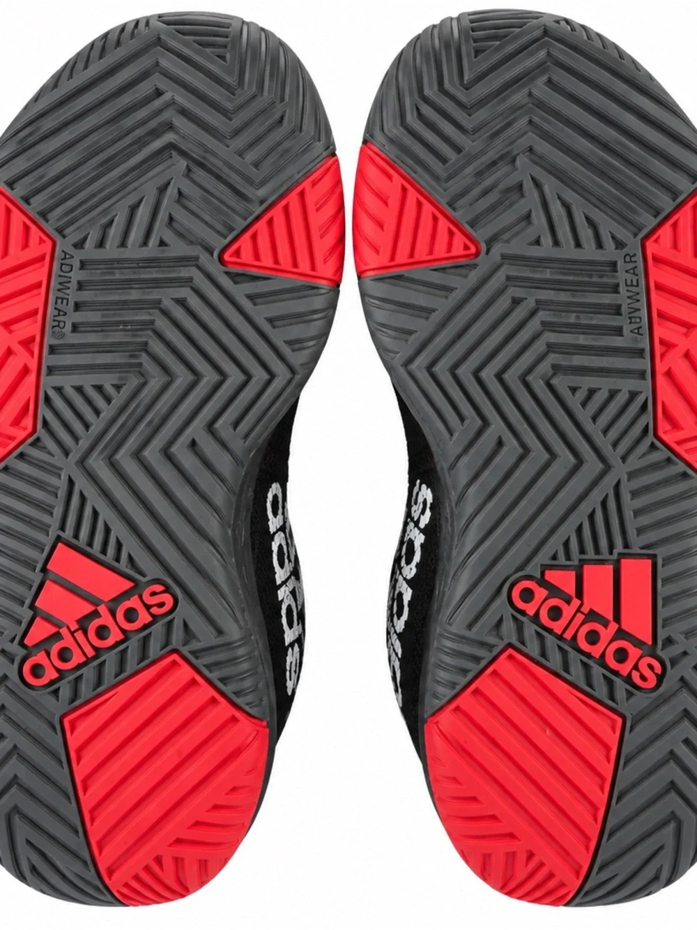 Adidas Ownthegame 2.0 Youth 3.5Y Black White Red Basketball Sneakers